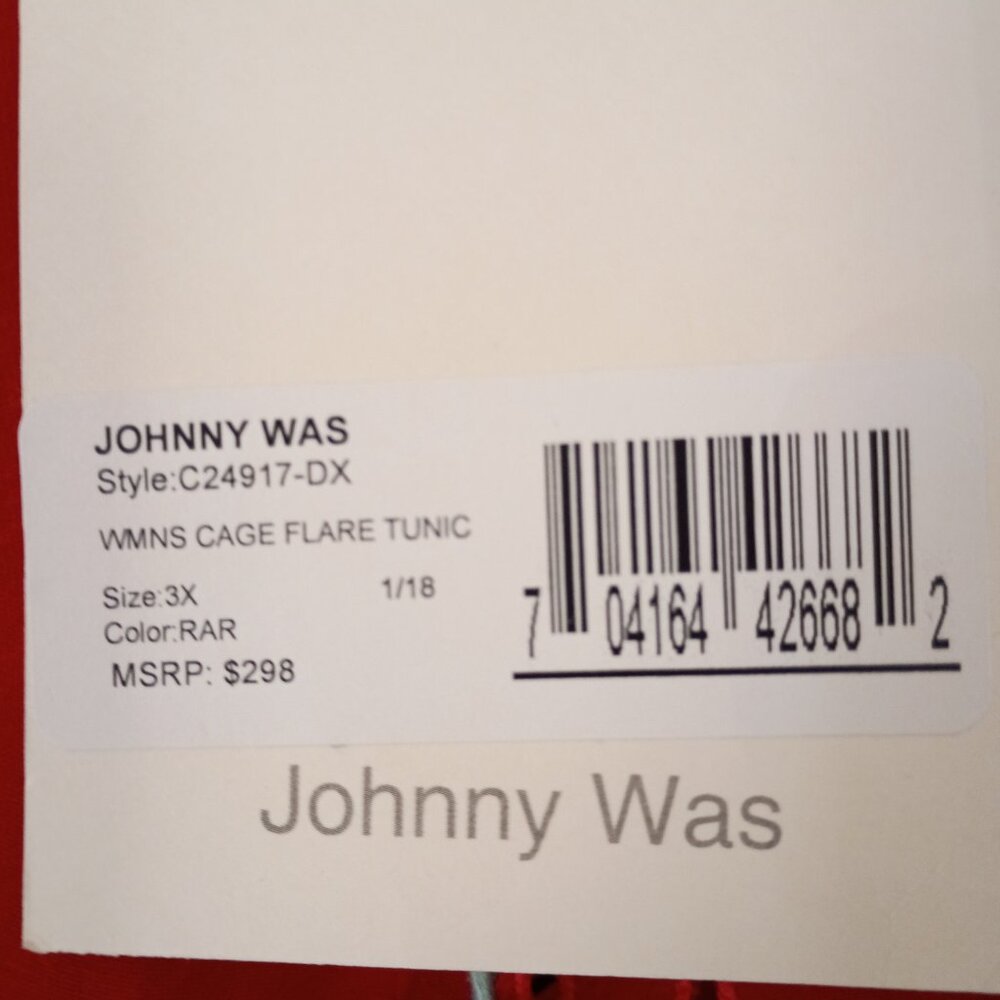 NWT Johnny Was Cage Flare Tunic!! - Picture 3 of 10